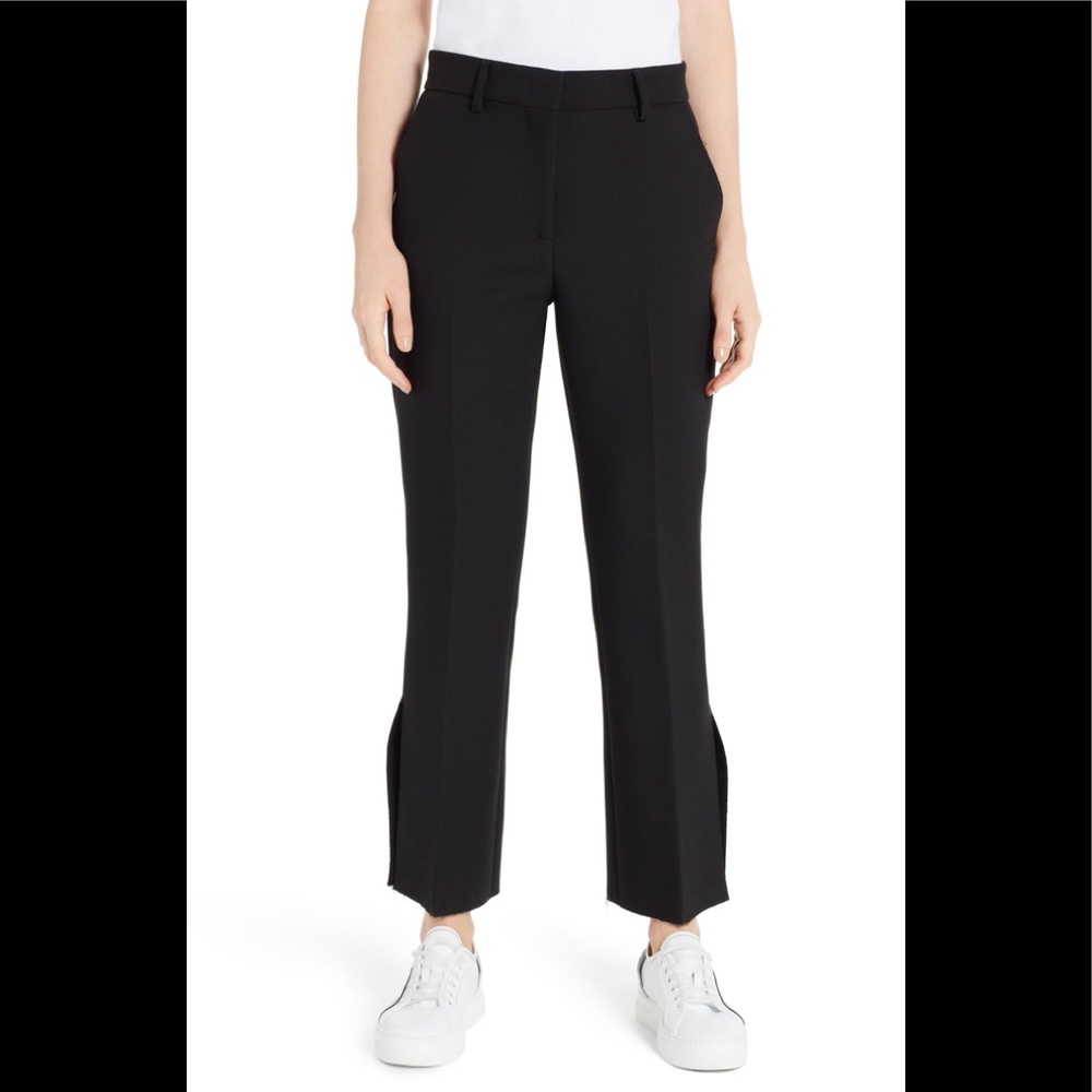 MSMG - ankle length - pants - side split hem